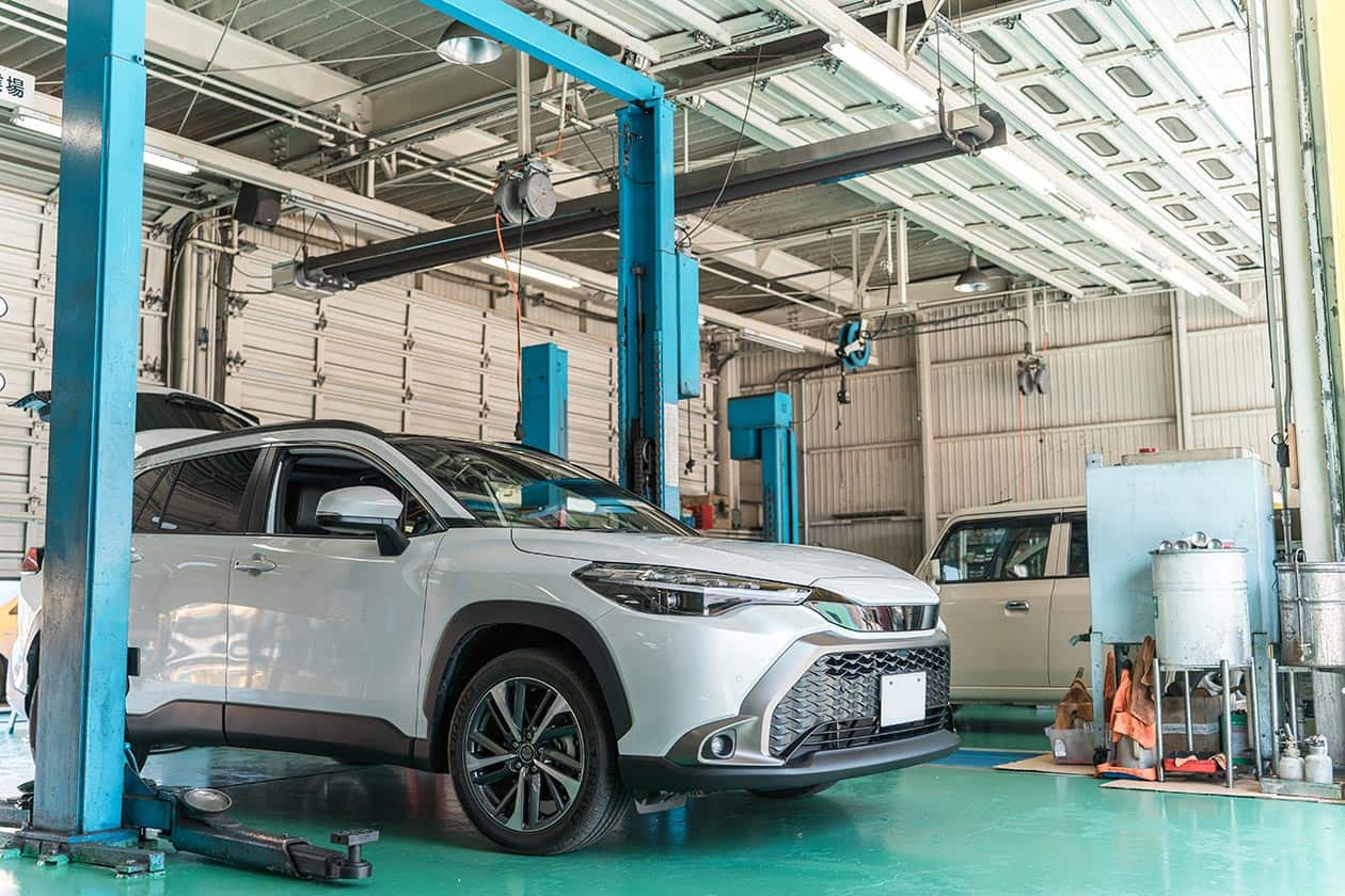 車検工場現場